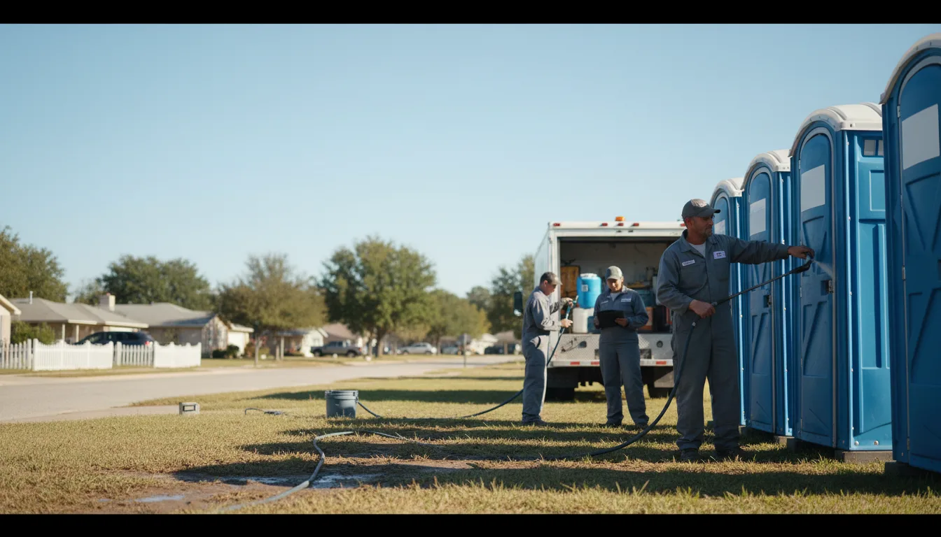 Long-Term Portable Toilet Rental in Stuart, IA near me